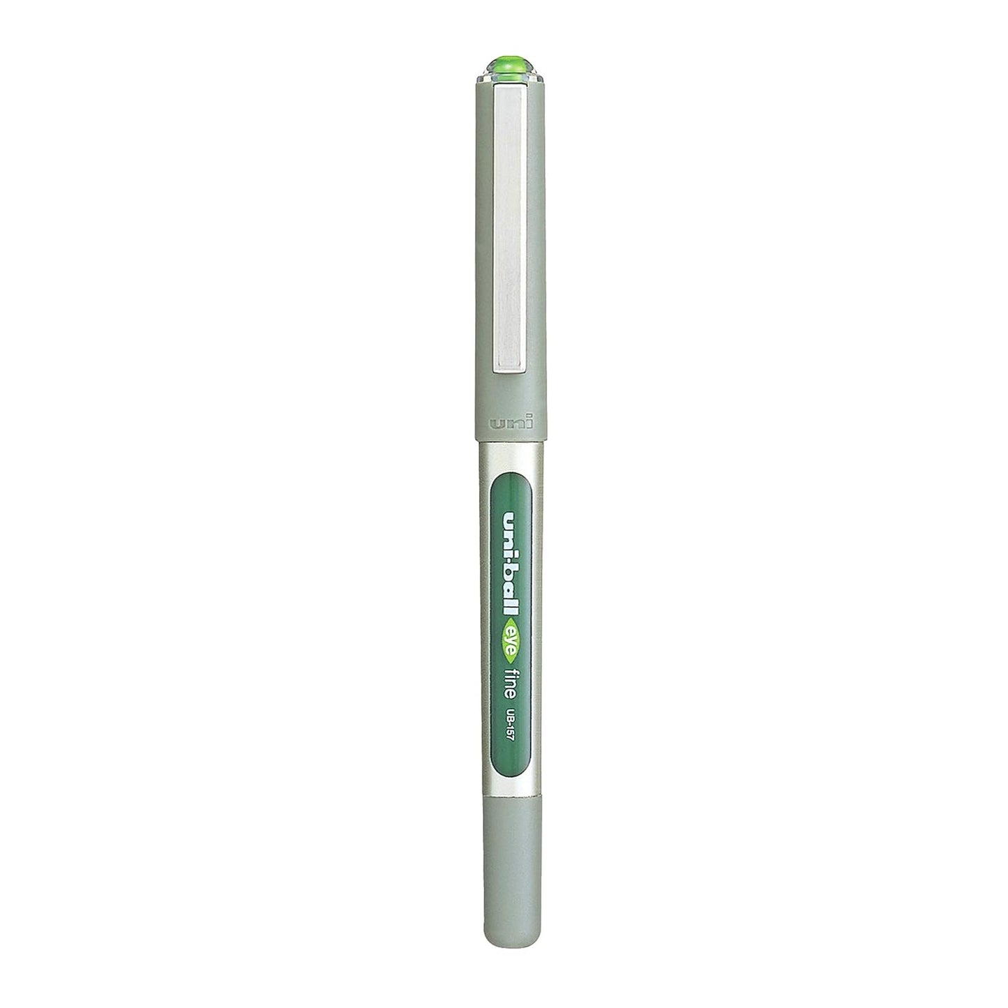 uni-ball Eye UB157 0.7mm Roller Ball Pen, Light Green Ink, Pack of 1