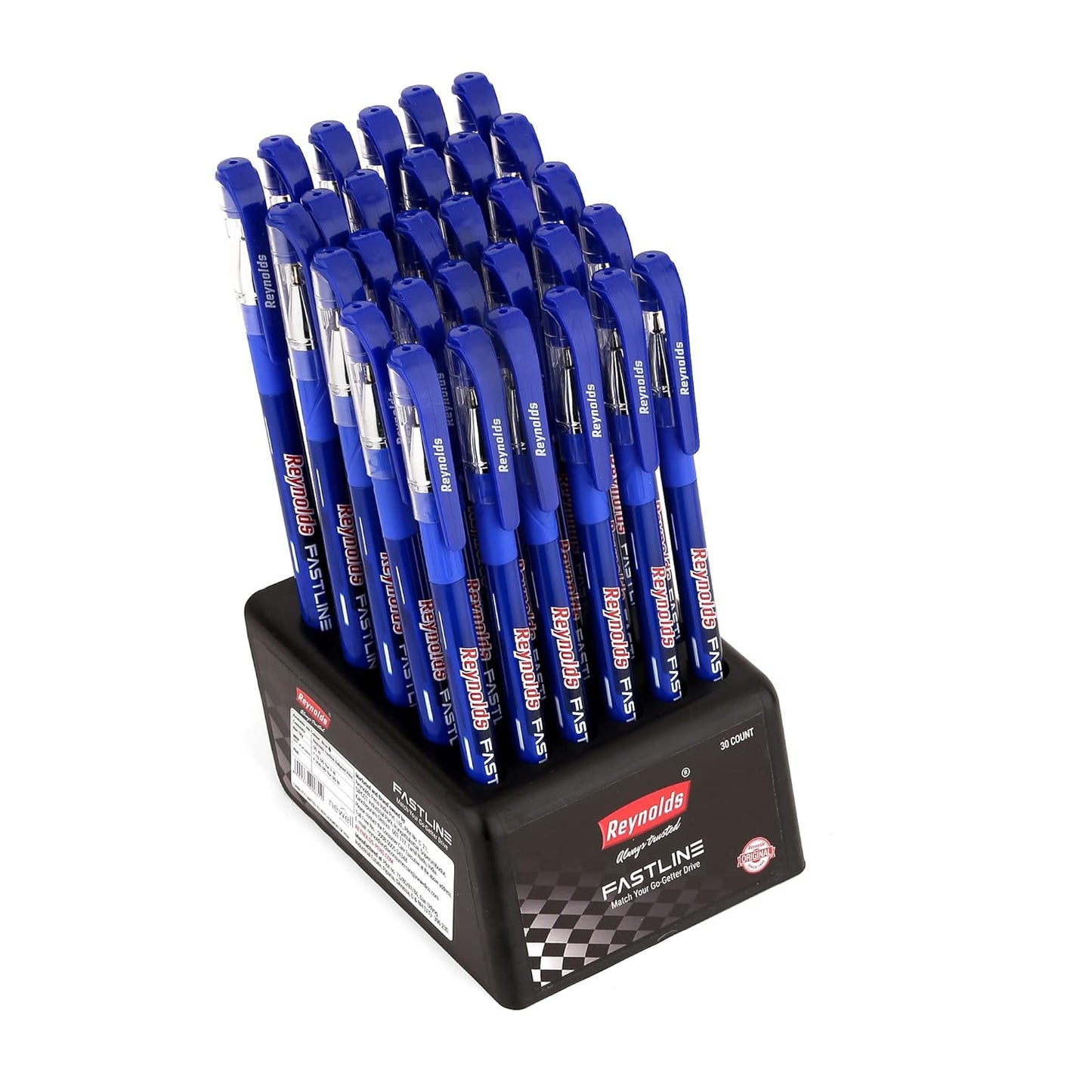 Reynolds FASTLINE 30 CT Pen, Blue Ink, pack Of 1