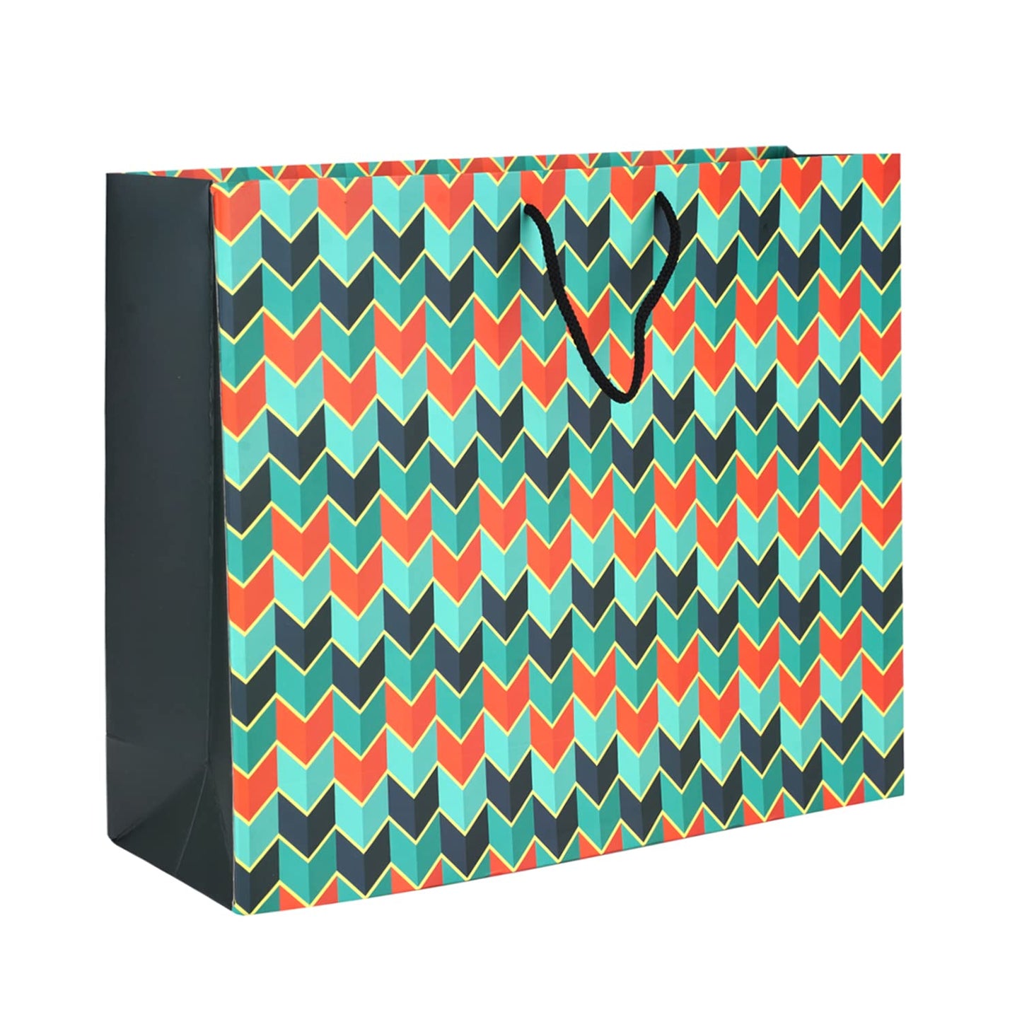 PaperPep Green Arrow Print 9"X4"X7" Gifting Paper Bag