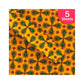 PaperPep Yellow Traditional Festive Mandala Print 19"X29" Gift Wrapping Paper, Pack of 5