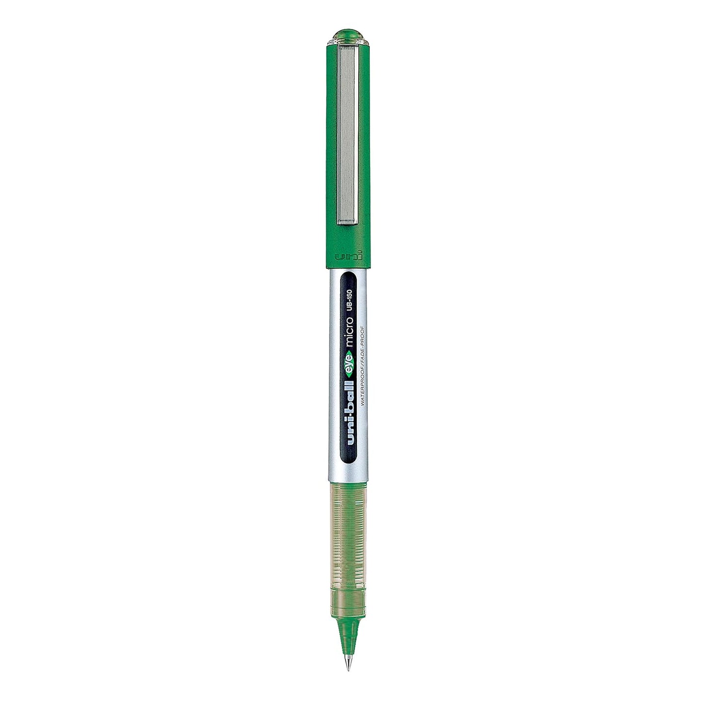 uni-ball UB150 0.5mm Eye Roller Ball Pen, Green Ink, Pack of 1