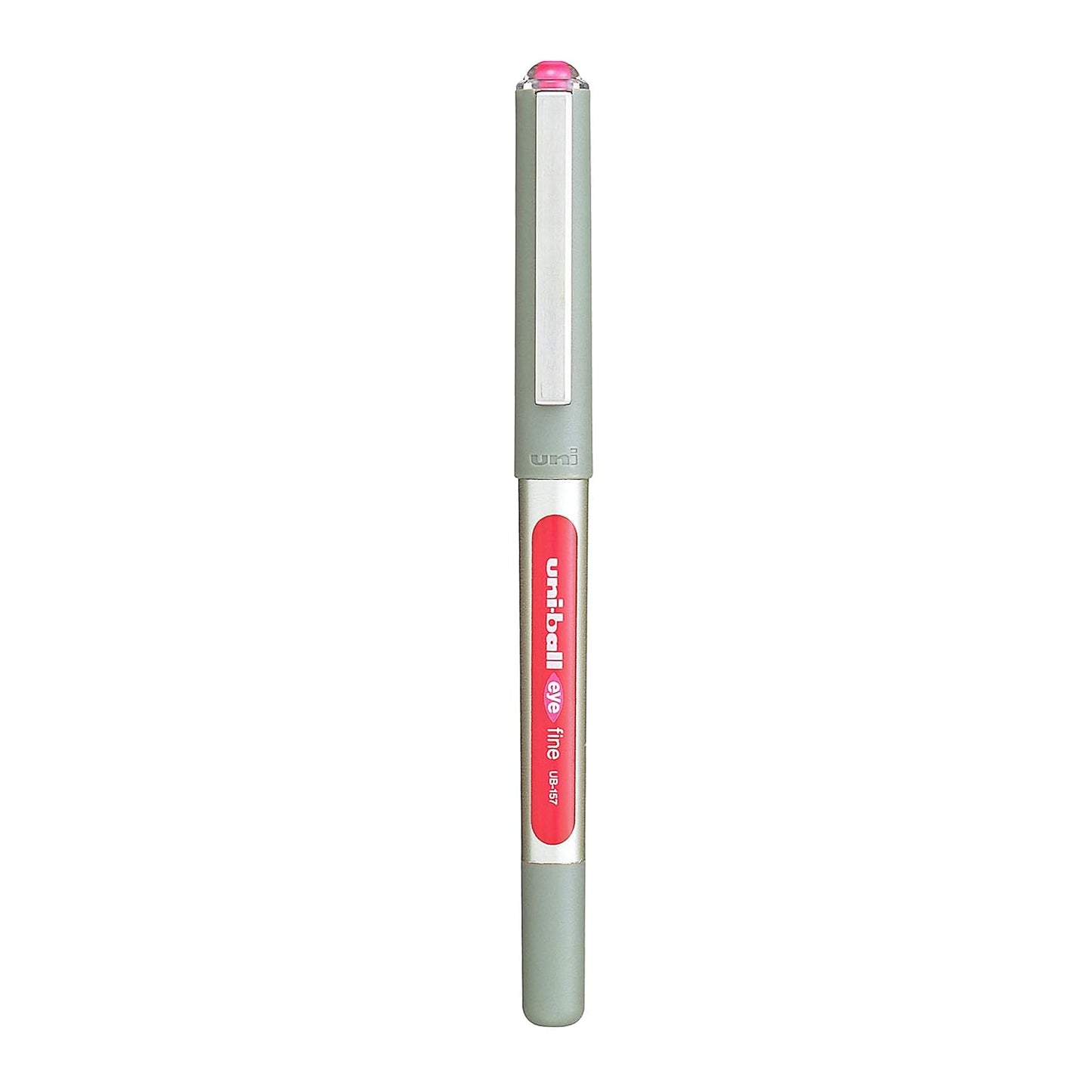 uni-ball Eye UB157 0.7mm Roller Ball Pen, Pink Ink, Pack of 1