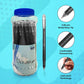 Linc Ocean 0.55mm Gel Pens Jar Pack, Black Ink, Pack Of 25 Pens