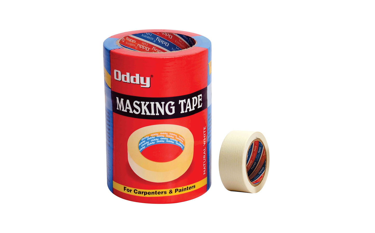 Oddy Masking Tape - (MT-36-30) - 36mm - (1.5") x 30 Mtrs Roll x 4 pcs