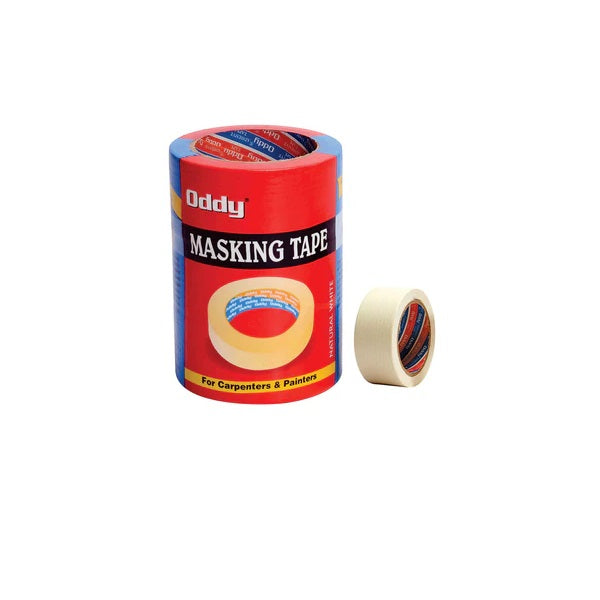 Oddy Masking Tape - (MT-48-20) - 48mm - (2") x 20 Mtrs Roll x 3 pcs