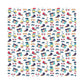 PaperPep White Multiple Object Print 19"X29" Gift Wrapping Paper, Pack of 5