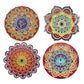 iCraft DIY Mandala Art Kit - Nature Inspired Design - 10x10 Home Décor Paint Set