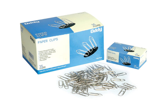 Oddy Paper Clip, (PC-35MM), 35mm Size 10 Dibi Pack