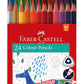 Faber-Castell ColourME GRIP, Colour Pencils, Pack of 24