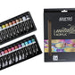 BRUSTRO Artists' Metallic Acrylic, Set of 24x12ml