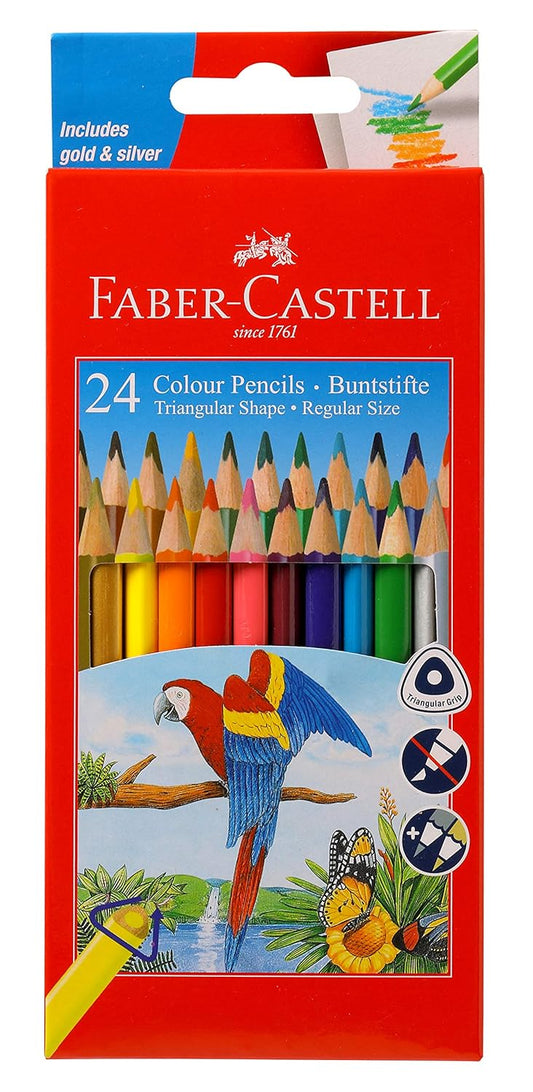 Faber-Castell ColourME GRIP, Colour Pencils, Pack of 24