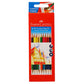 Faber-Castell Bi-Colour Pencil, Pack of 9