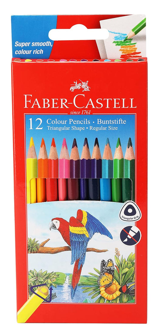 Faber-Castell ColourMe Grip, Colour Pencils, Pack of 12