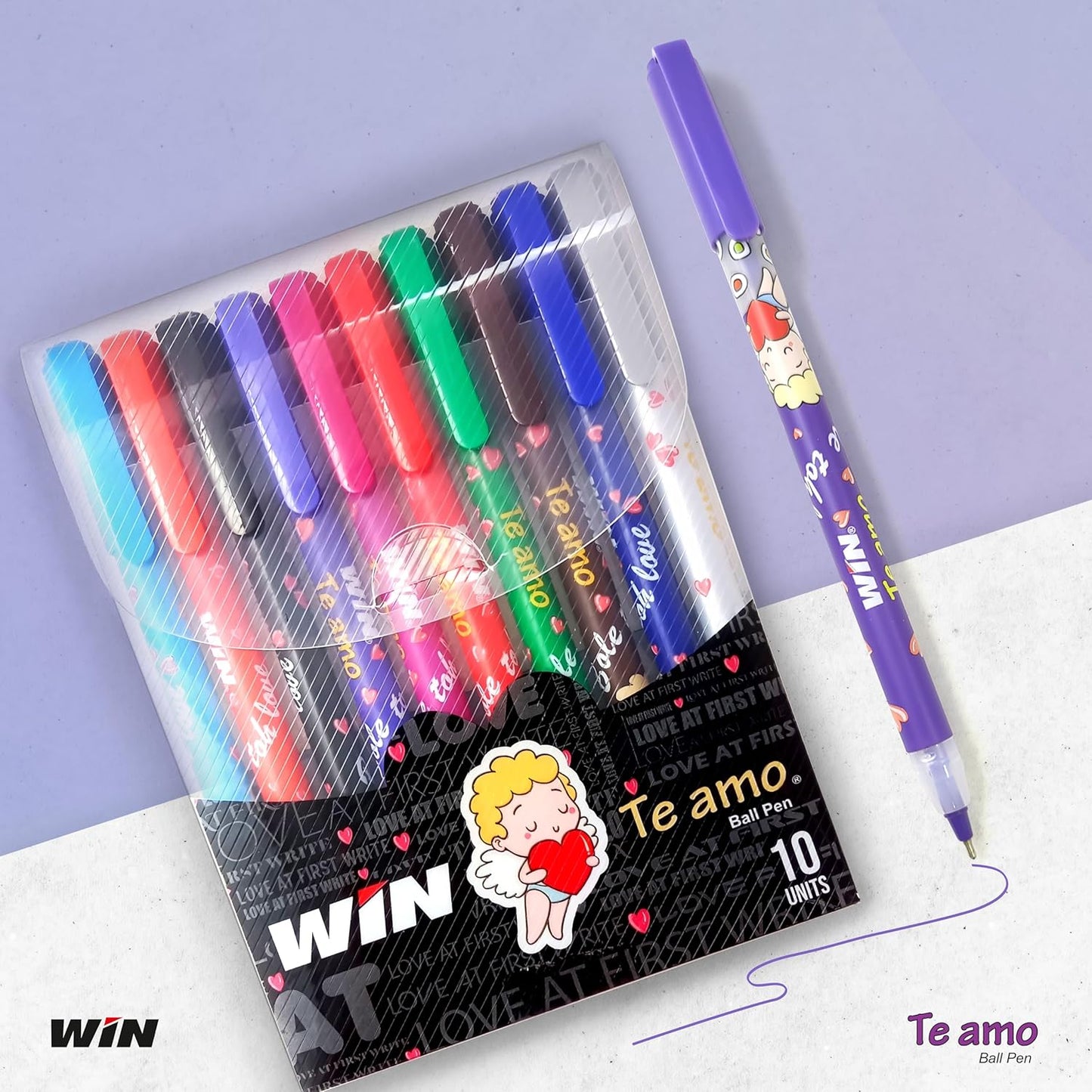 Win TeAmo Multicolor Ink, Pack of 10