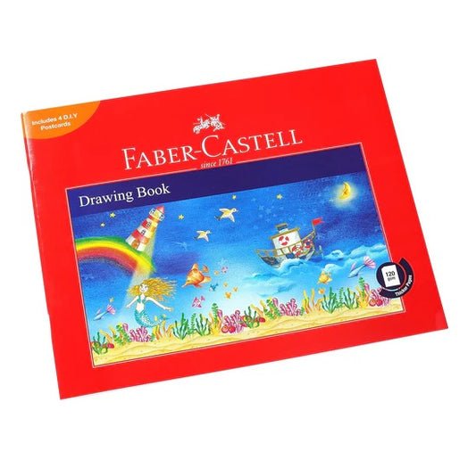 Faber-Castell 363101 Drawing Book 34.7cm x 27.5cm, 36 Pages