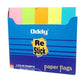 Oddy Re-Stick, (RS-PR5), Paper prompts in 5 Colors, 250 Sheets Pad