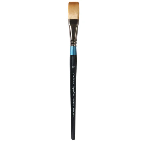 Daler-Rowney Aquafine Short Handle One Stroke Watercolour Brush (3/4in- AF21)