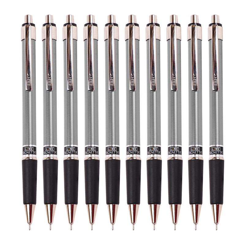 Linc Signetta 0.7mm Ball Pen - Pack of 10