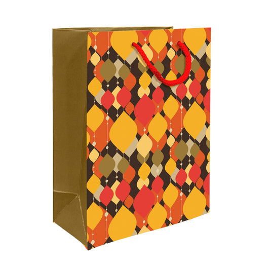 PaperPep Multicolor Decorative Print 13"X10"X4.5" Gift Paper Bag