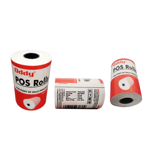 Oddy Pos Rolls, (FX- 5725), Thermal Rolls, 57mm x 25 Mtrs Roll