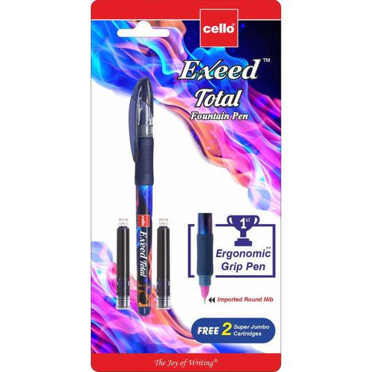 Cello Exeed Total Fountain Pen, Pack of 1