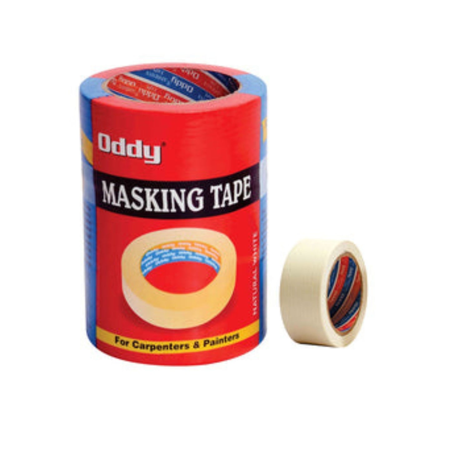 Oddy Masking Tape - (MT-72-20) - 72mm - (3") x 20 Mtrs Roll x 2 pcs