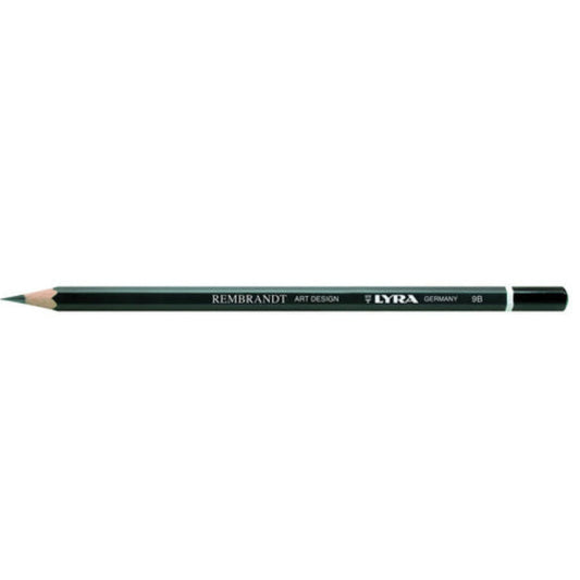 Lyra Rembrandt Art Design 9B 12 Graphite Pencil, Black, Pack of 1