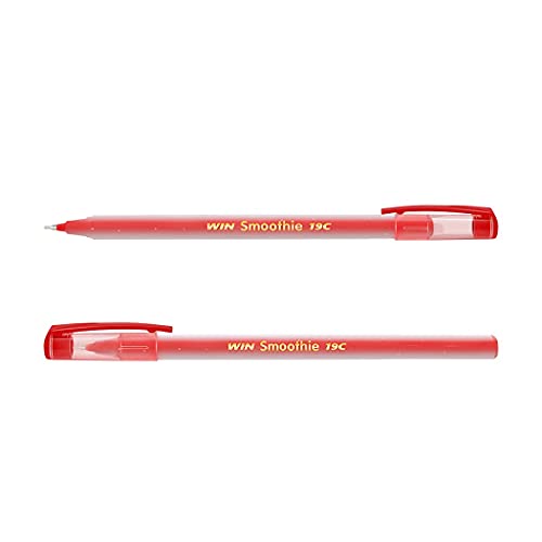 Win Smoothie Ball Pens (Red, 80 Pcs)