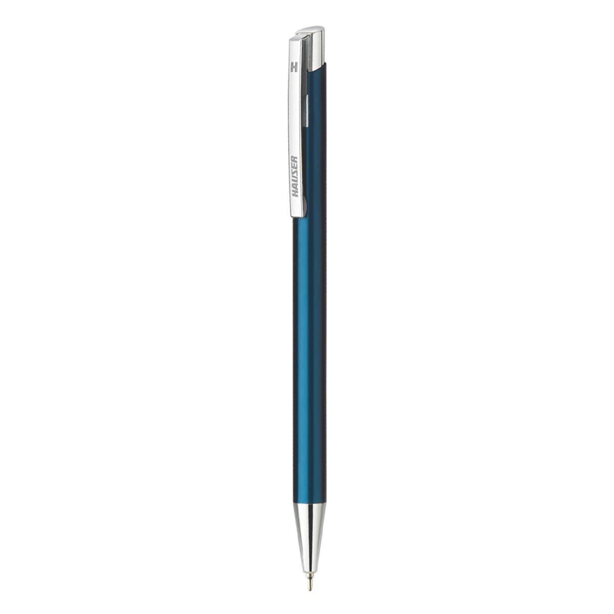 Hauser Aurus Retractable Metal Ball Pen - Blue Ink