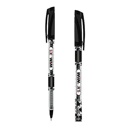 Win X5 Ball Pens | 20 Pcs Black Ink | 0.7 mm