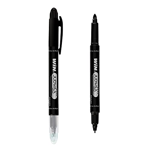 Win Judwaa Dual Tip CD/DVD/OHP Marker | 20 Pcs Black Ink