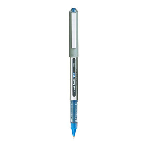 uni-ball Eye UB157 0.7mm Roller Ball Pen | Waterproof Pigment Ink | Lightweighted Sleek Body | Long Lasting Smudge Free Ink | School and Office Stationery | 3 Blue & 3 Black Ink, Pack of 6