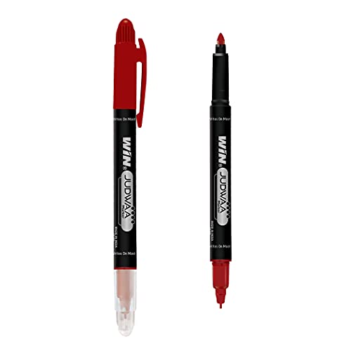 Win Judwaa Dual Tip CD/DVD/OHP Marker | 10 Pcs Red Ink