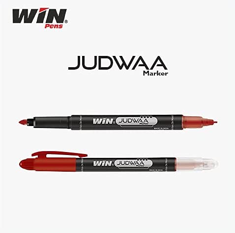 Win Judwaa Dual Tip CD/DVD/OHP Marker | 40 Pcs Red Ink