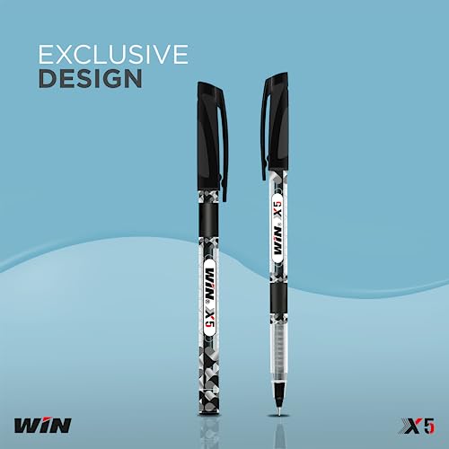 Win X5 Ball Pens - 0.7 mm - 5 Pc Per Pack