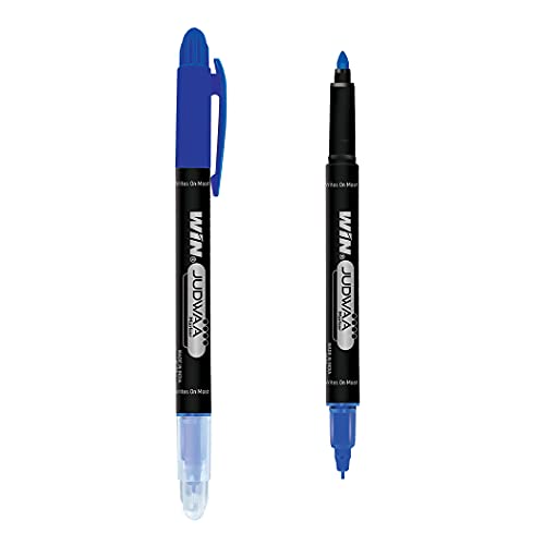 Win Judwaa Dual Tip CD/DVD/OHP Marker | 20 Pcs Blue Ink