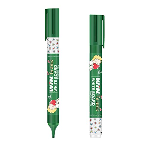 Win Te amo White Board Marker | 20 Pcs GREEN Ink