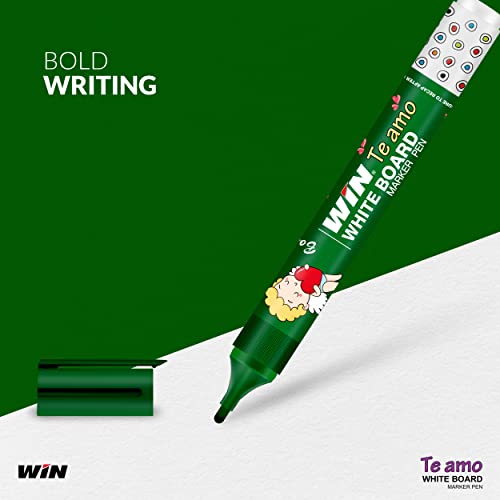 Win Te amo White Board Marker | 20 Pcs GREEN Ink