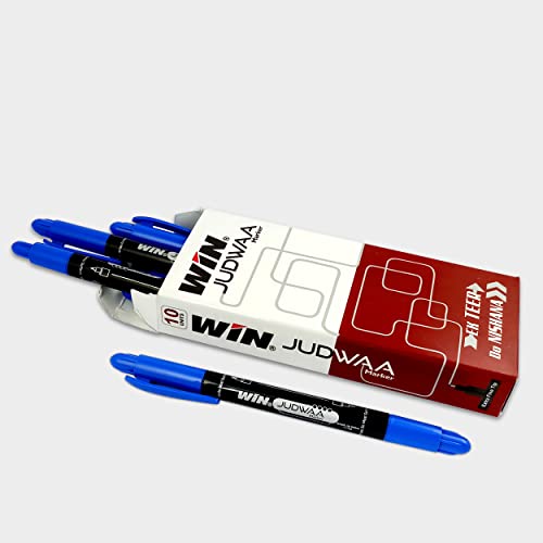 Win Judwaa Dual Tip CD/DVD/OHP Marker | 20 Pcs Blue Ink