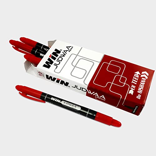 Win Judwaa Dual Tip CD/DVD/OHP Marker | 10 Pcs Red Ink