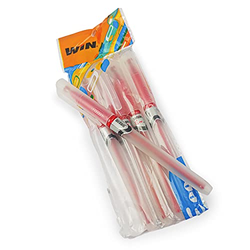 Win Eee Gel Pens, Red, 25 Pcs