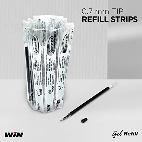 Win Eee Gel 50Pcs Black Ink+10Pcs Refill