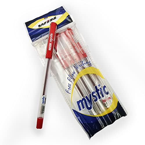 Win Mystic Pens, Red, 20 Pcs