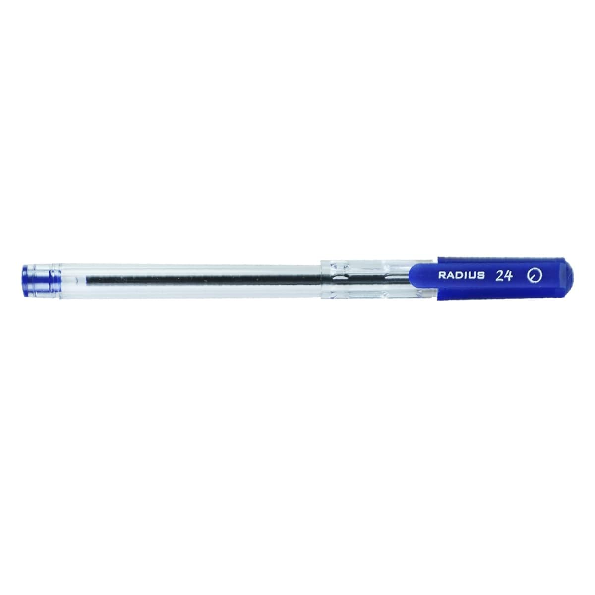 Radius 24, 0.7mm Ball Pen -  Blue Ink, Pack of 10