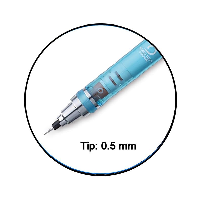 Uni-Ball Kuru Toga Mechanical Pencil 0.5mm HB Self-Sharpening M5450T