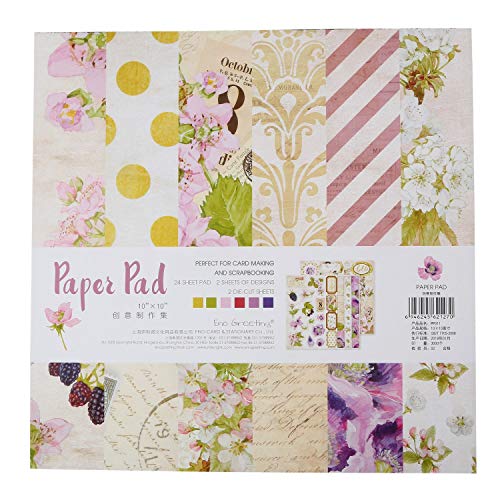 Eno Greeting Pattern Paper Book 10"X10" Design 11