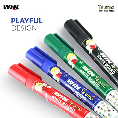 WIN Te Amo White Board Markers - Combo