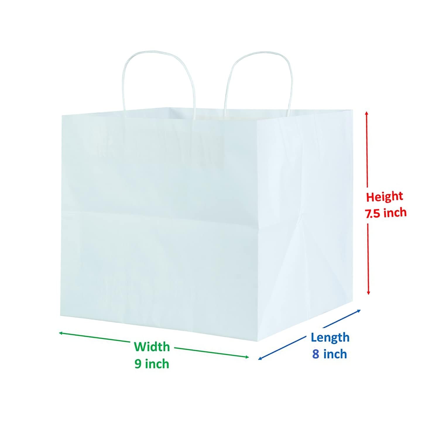 Loop Handle White Printed Canvas Shopping Bag, Size/Dimension: 12x12 Inches  at Rs 44/piece in Delhi