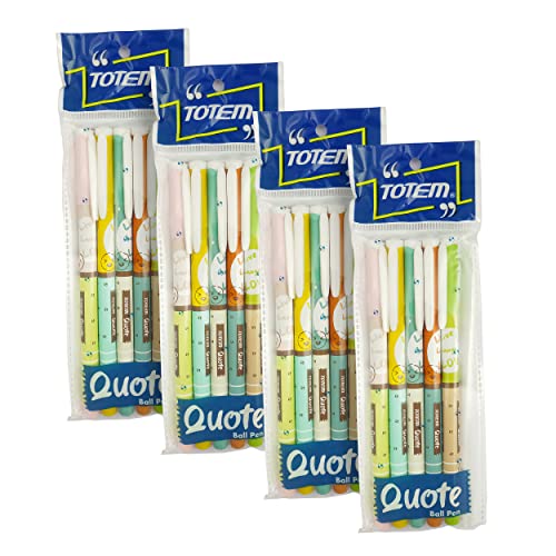 Totem Quote Ball Pen Blue Pack of 20