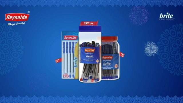 Reynolds Brite Ball Pen - 50 Count Blue